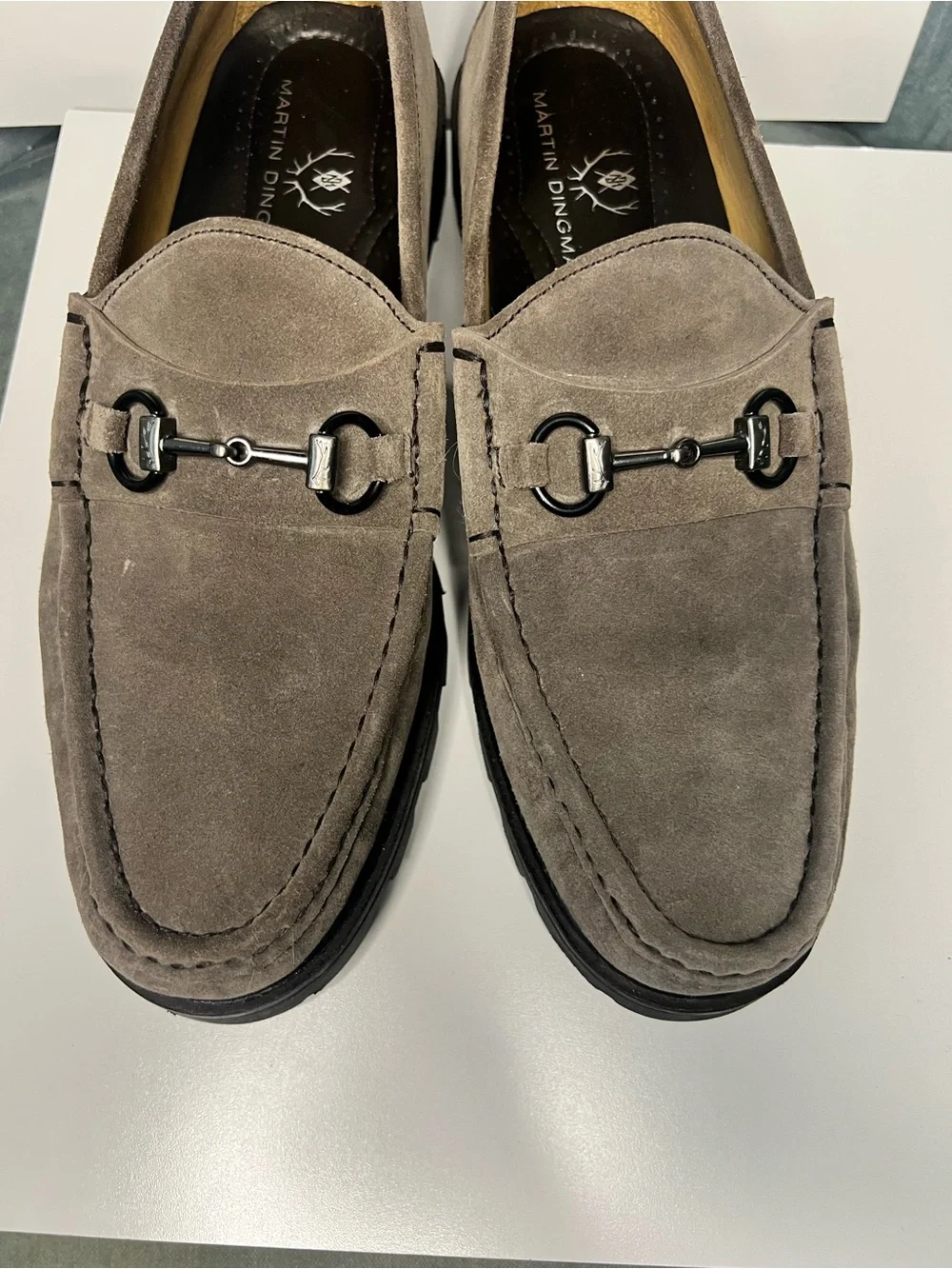 Martin Dingman Men’s Loafers Size 9.5 Shoes Made In Brazil 520281M